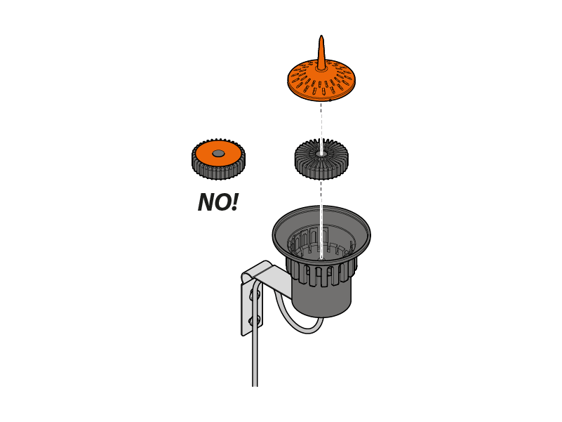 Sensore di umidità per suolo per programmatore CLABER Interfaccia rain sensor connessione a filo | Leroy Merlin Sensore di umidità per suolo per programmatore CLABER Interfaccia rain sensor connessione a filo | Leroy Merlin