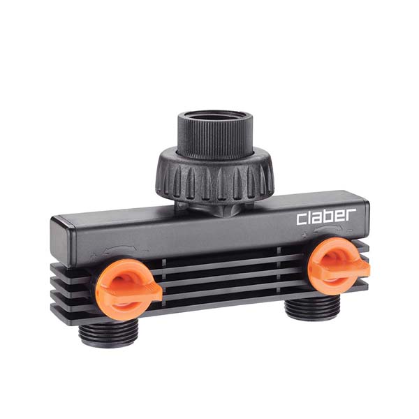 3/4” (20 - 27 mm) male threaded two-way adapter