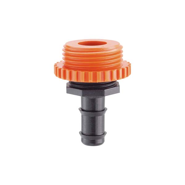 1/2” (13 - 16 mm) Hose 3/4” (20 - 27 mm) - 1” (26 - 34 mm) male threaded coupling