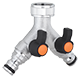 Adjustable two-way tap connector