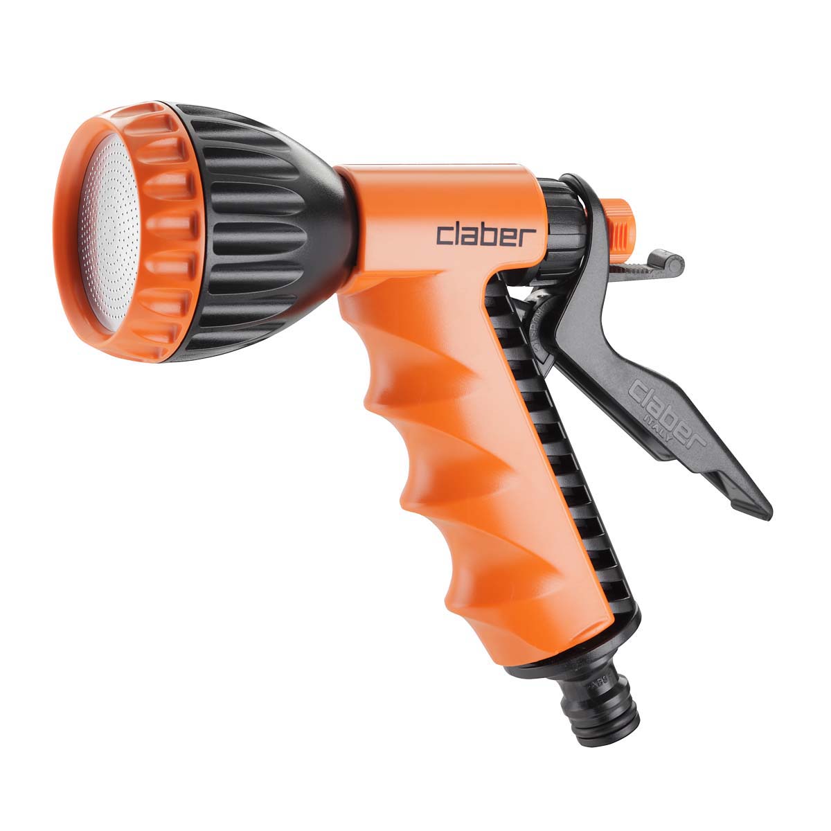 Pistolet De Lavage Et D'arrosage Métal Gainé Avec Jet Rotatif Réglable - Puissant Et Durable Pour Nettoyer Terrasse, Voiture Et Arroser Le Jardin