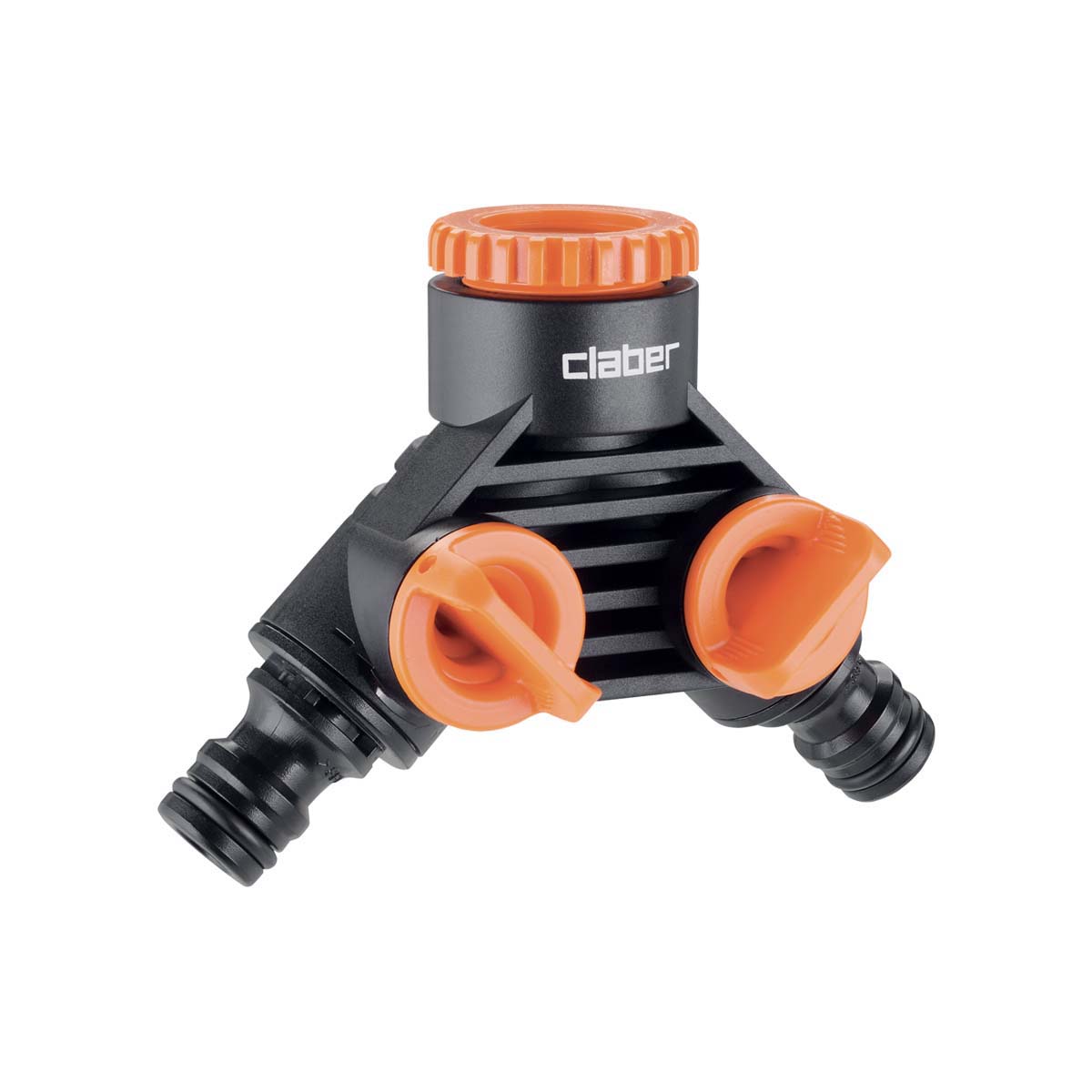 irrigazione giardino Claber CLABER 8599 Presa a due vie per rubinetto da 3/4 o 1/2 