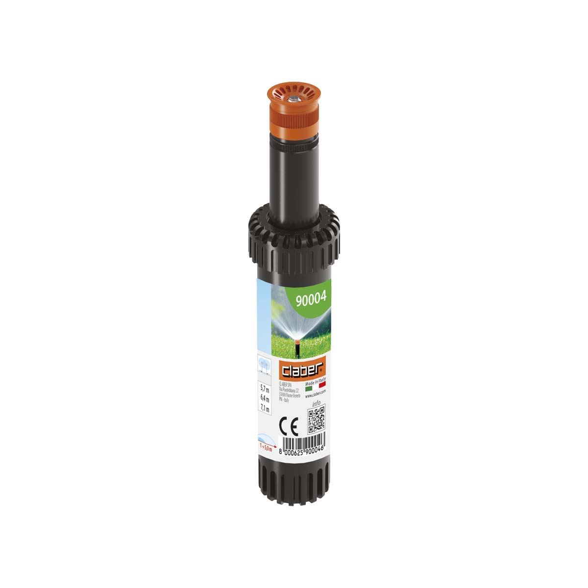 2" Claber Claber Irrigatore statico Pop-up 0° 350° 