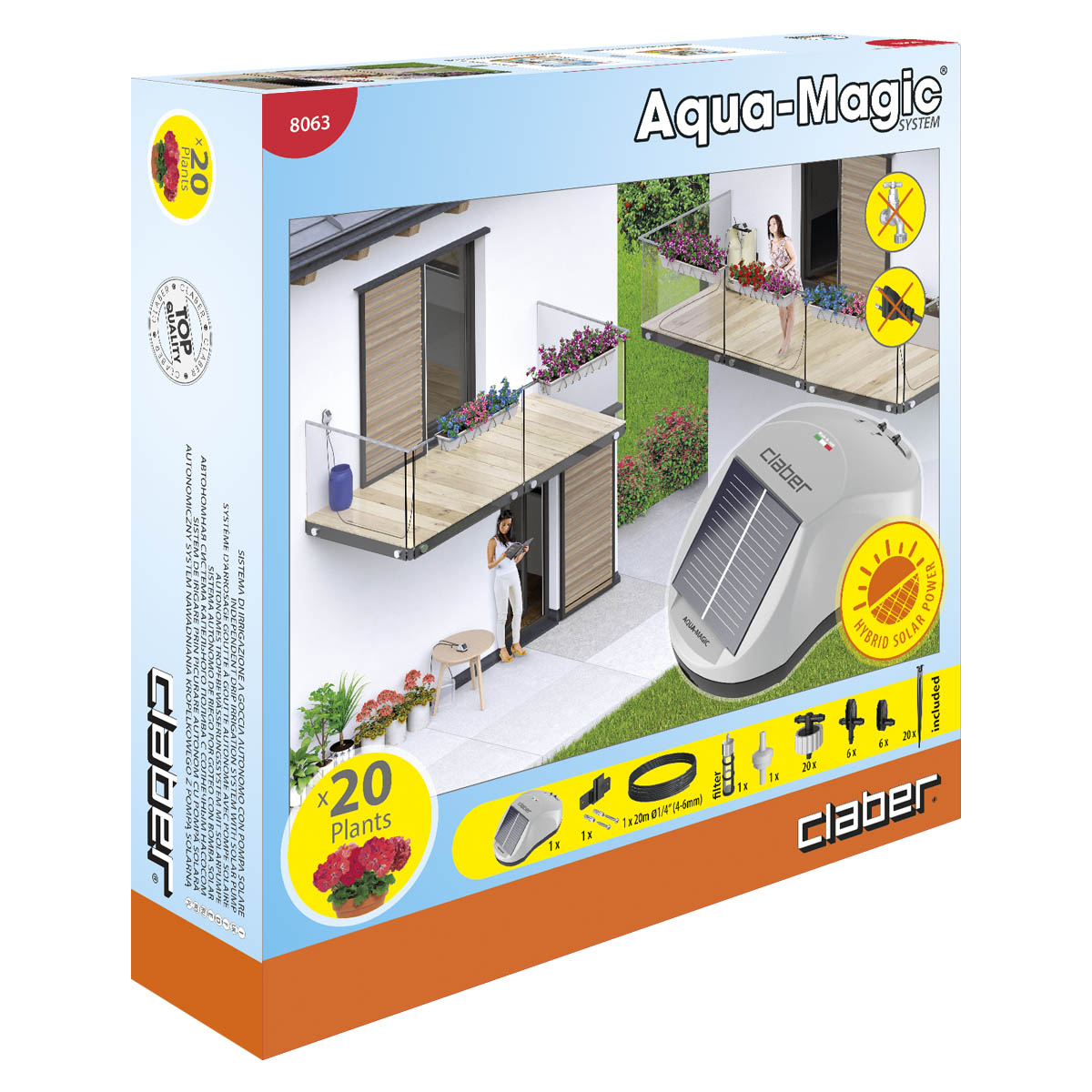 Claber KIT MICROIRRIGAZIONE 'AQUA MAGIC SYSTEM' CLABER 
