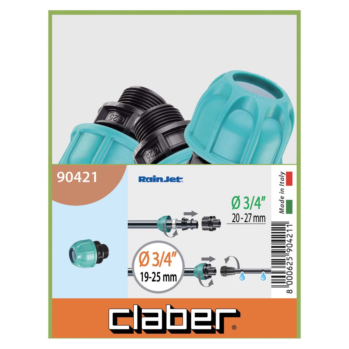 Meister Raccordo Rapido Filettato 1 Pollice (25,4 Mm) Ottone Per Acqua Potabile DVGW