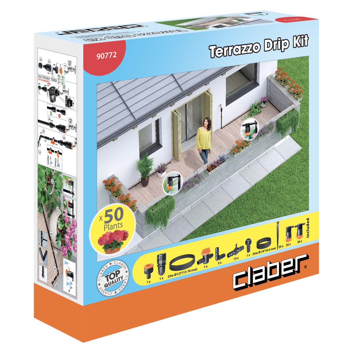 Claber Kit 50 terraza riego 