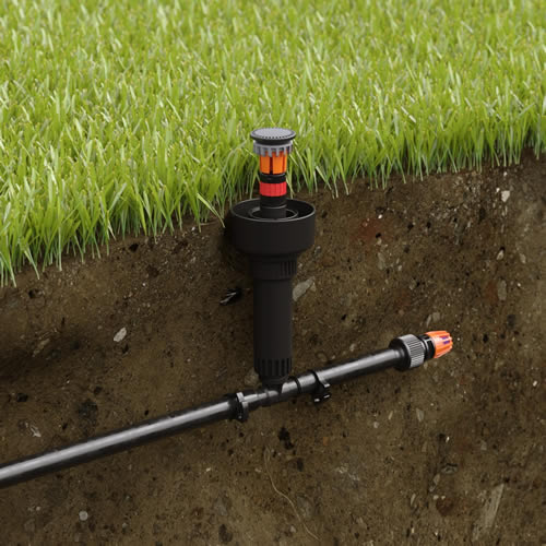 YHNDECO Irrigatore quadrato Garden, 19 ugelli, irrigatore per prato
